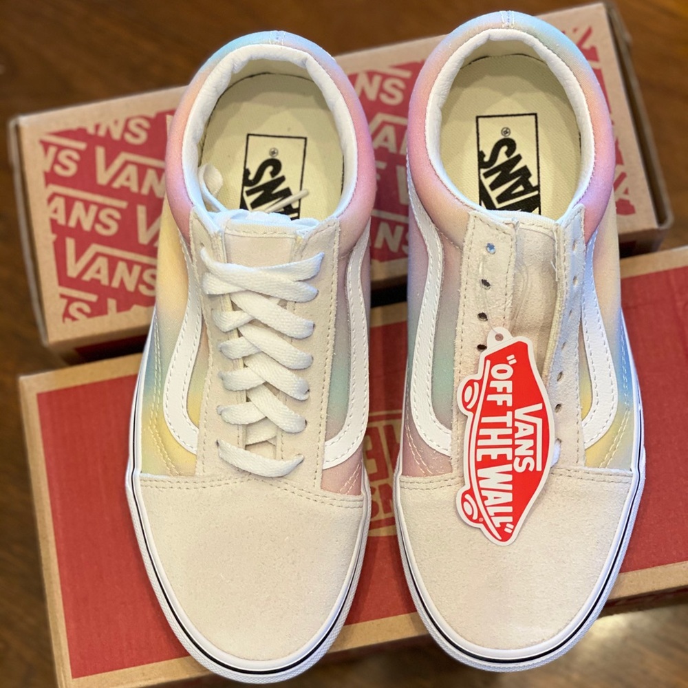 New Vans Old Skool (Aura Shift) Multi/Tr Wht - Picture 5 of 6